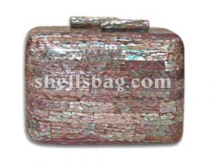 Lila Abalone Shell Tassen